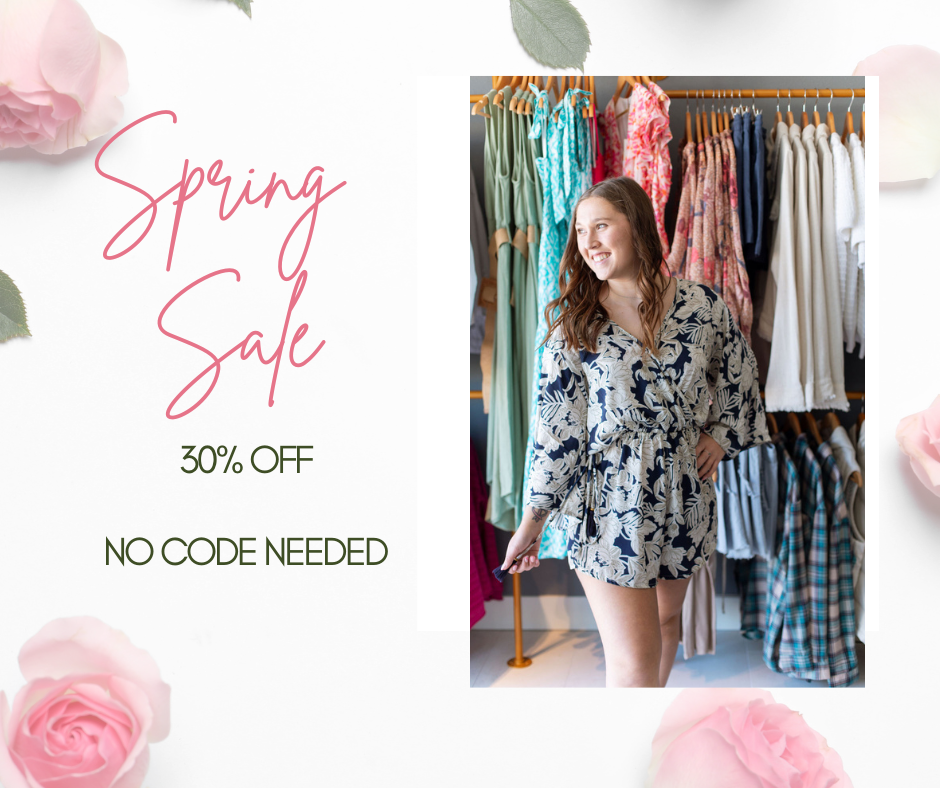 Spring Sale - 30% Off - No Code Needed