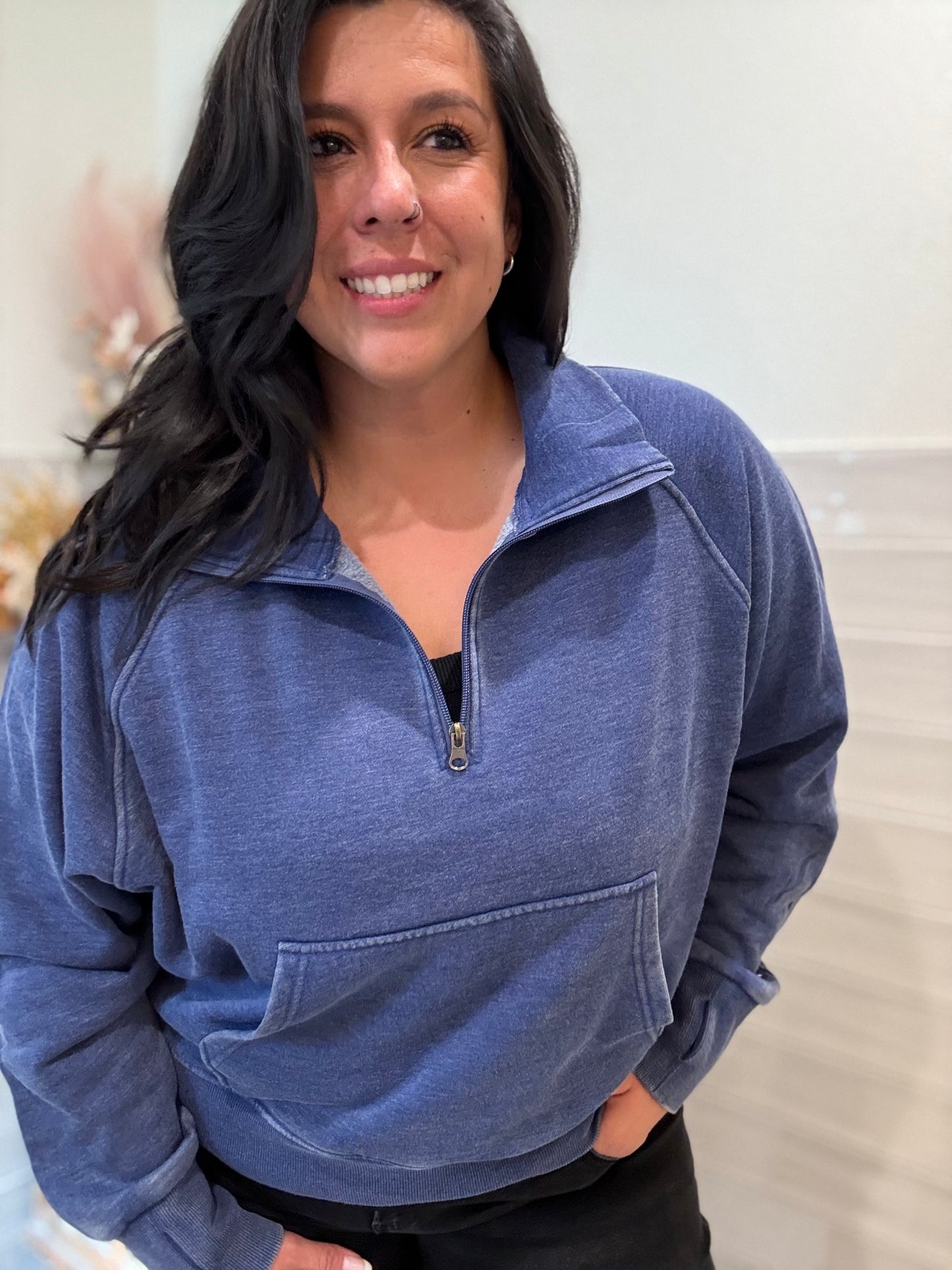 Navy Cozy Sweatshirt