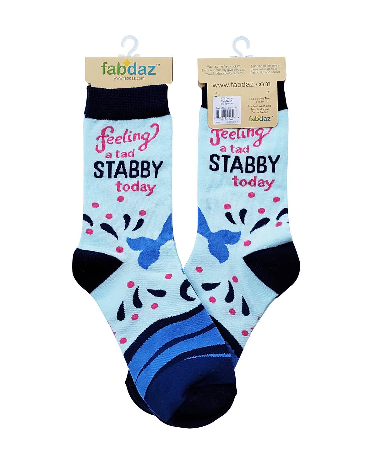 Feeling a Tad Stabby Today - Women's Crew Socks