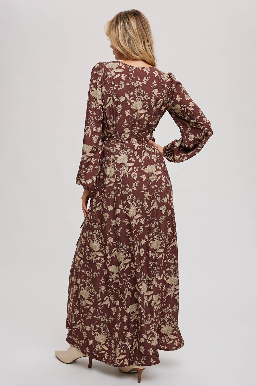 Fall Floral Maxi Dress