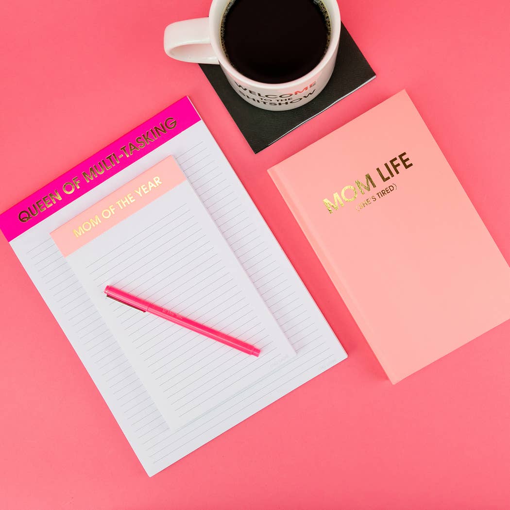 Mom of The Year - Lined Notepad