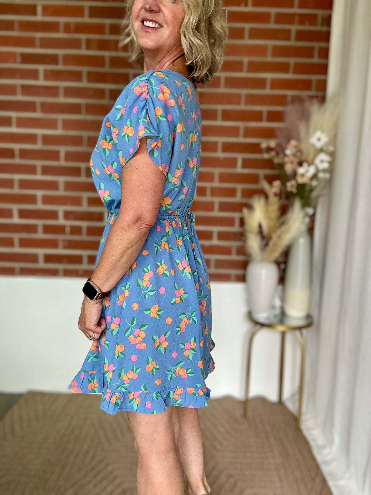 Slate Blue Summer Dress