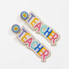 Teacher Beaded Earrings