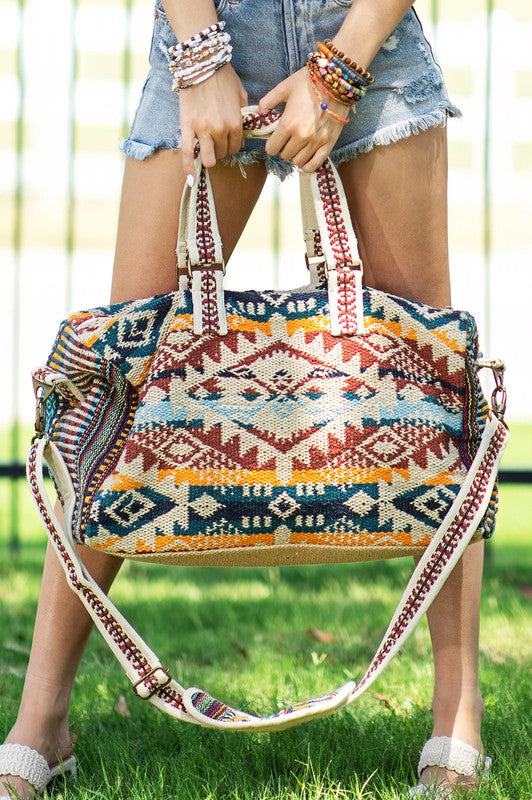 Handmade Destiny Duffle Handbag