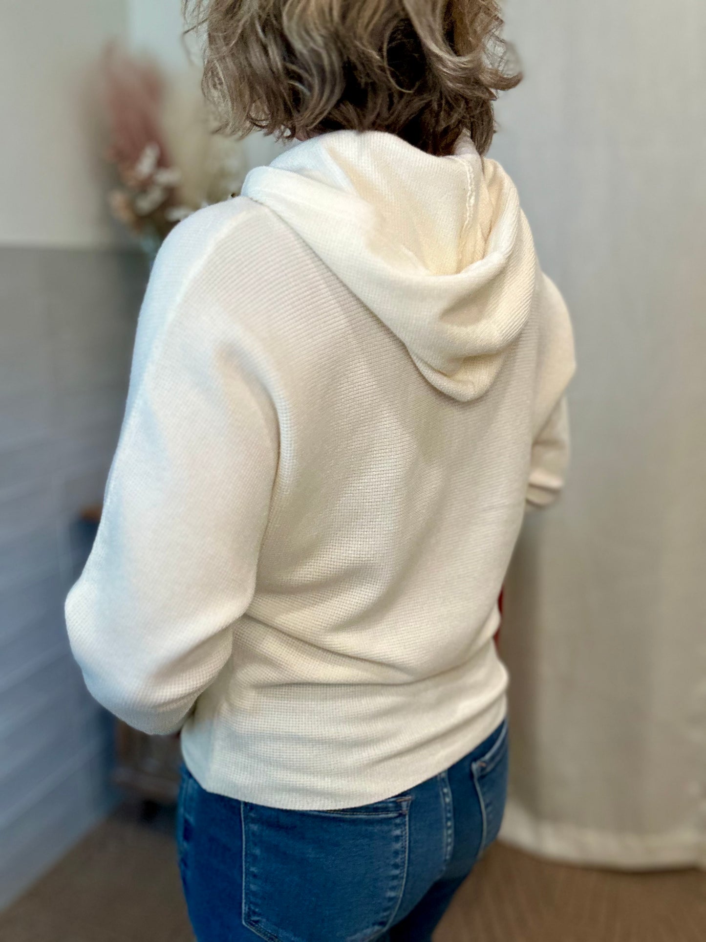 Ivory Pullover Hoodie