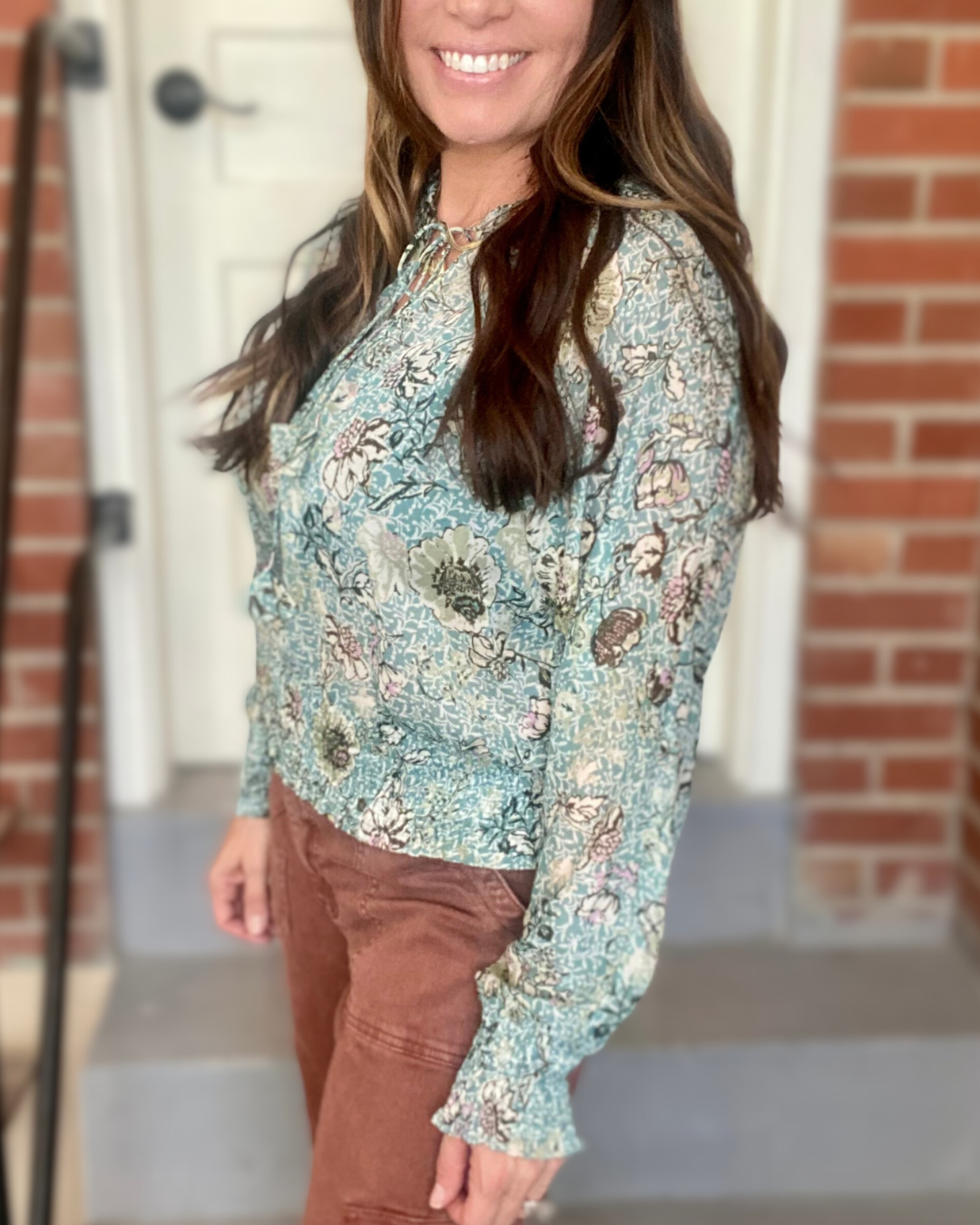Paisley Chiffon Blouse