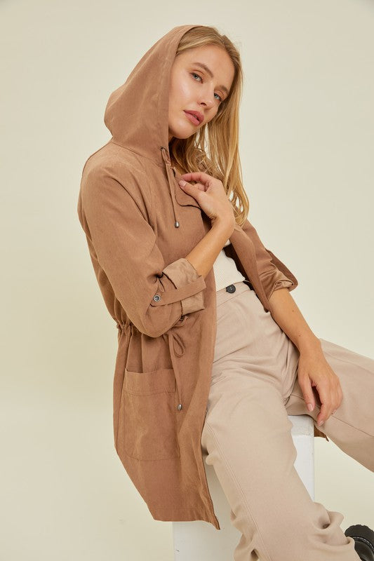 Camel Long Jacket
