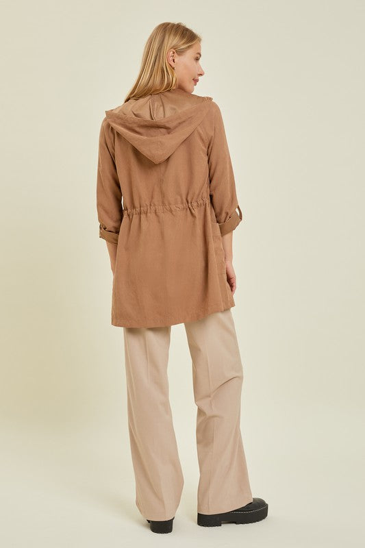 Camel Long Jacket
