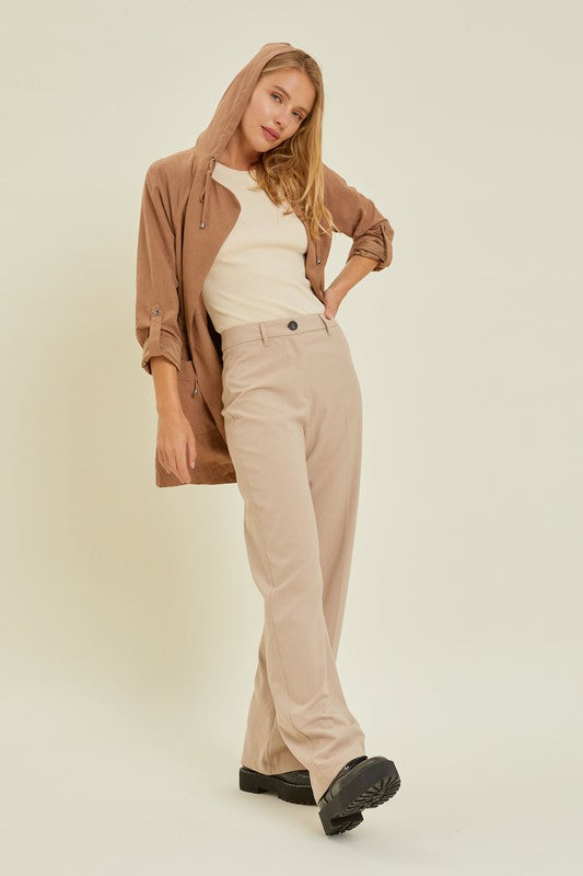 Camel Long Jacket