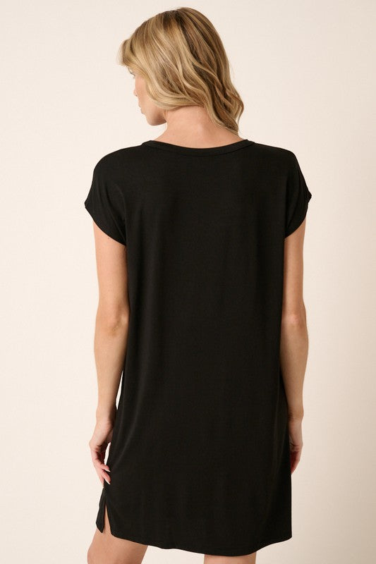 Black Bamboo Dress