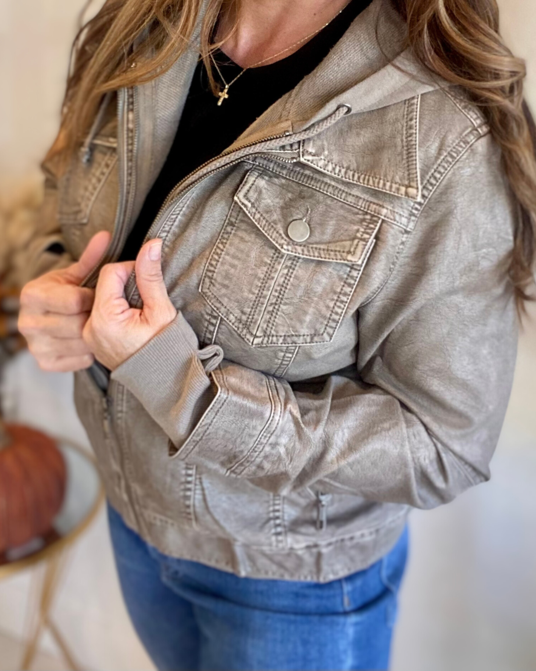 Girl Next Door Hooded Jacket - Only 1 Left!