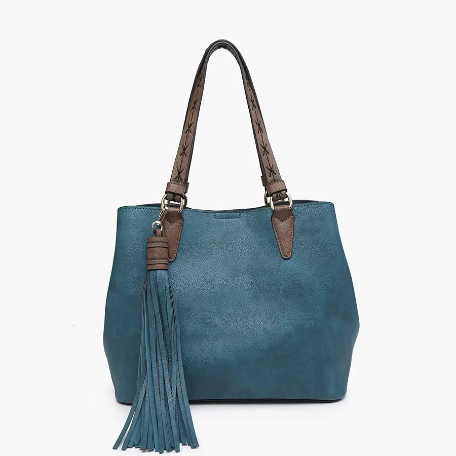 Aliza Large Tassel Satchel - Two Colors