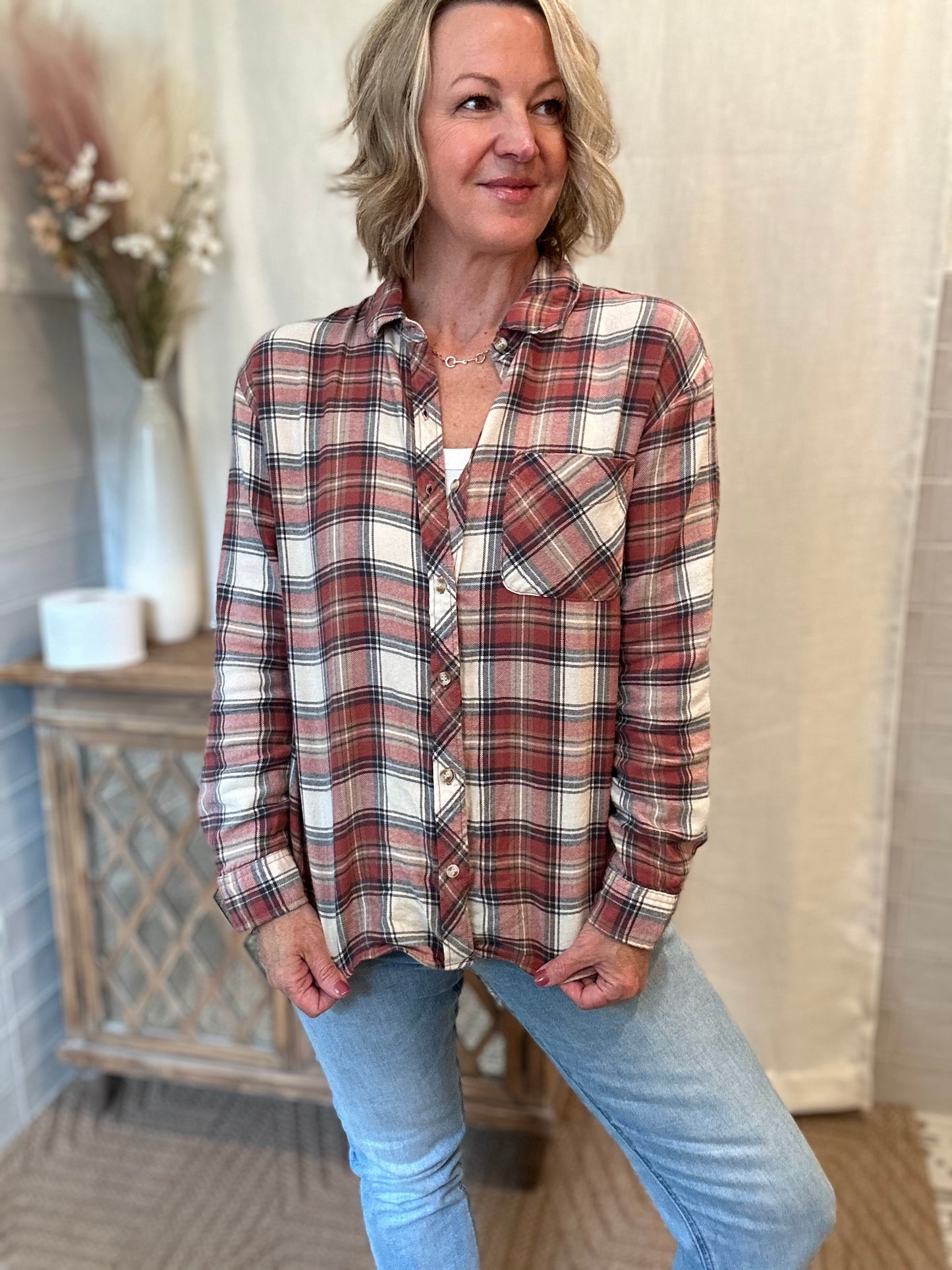 Classic Soft Plaid Shirt