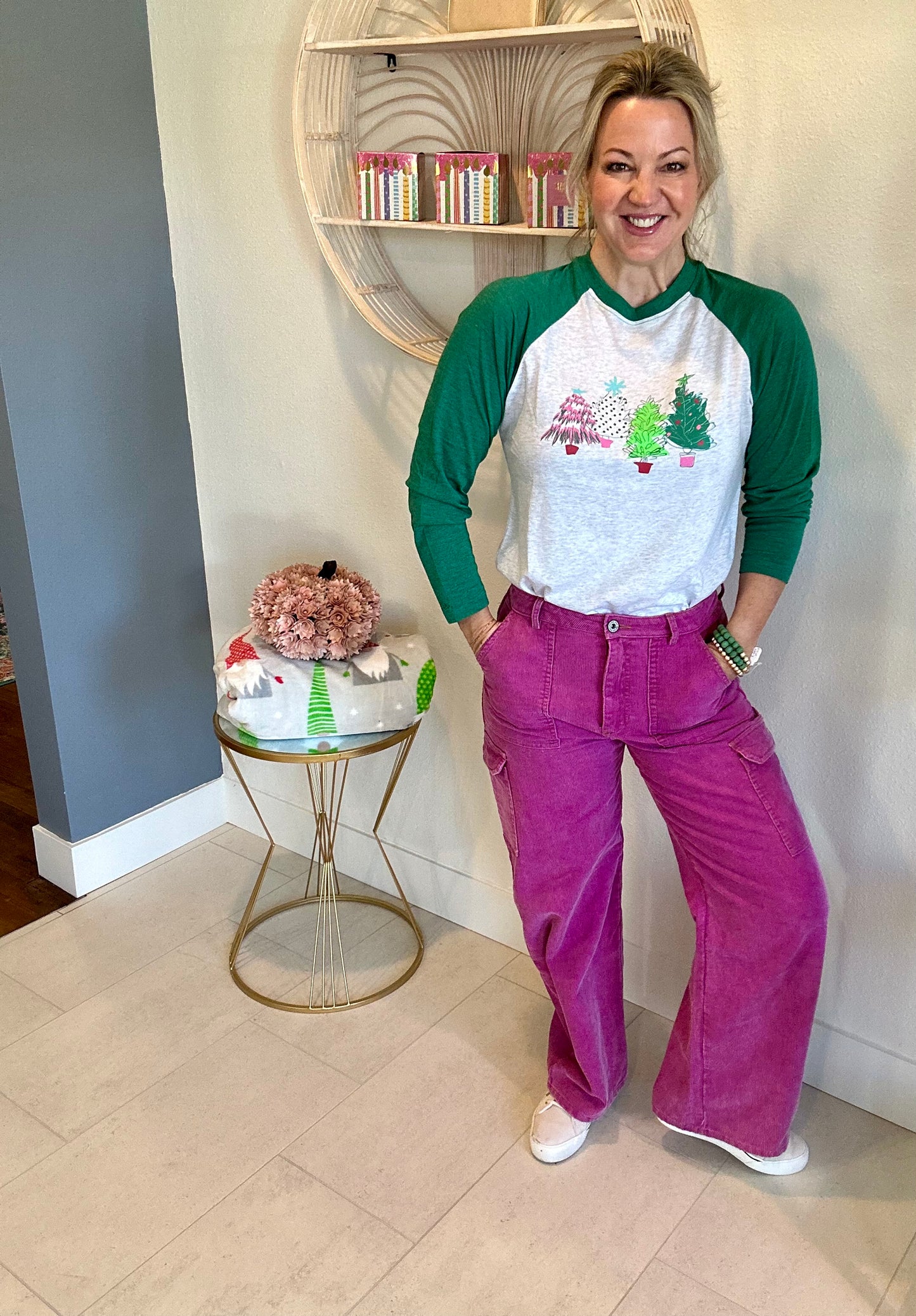 Hot Pink Corduroy Pants