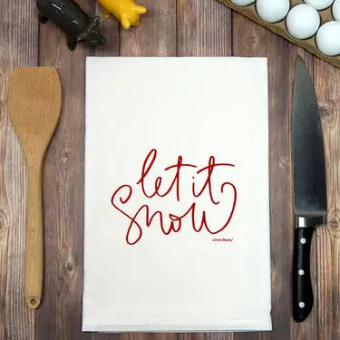 Handmade Holiday Tea Towels - Several Designs