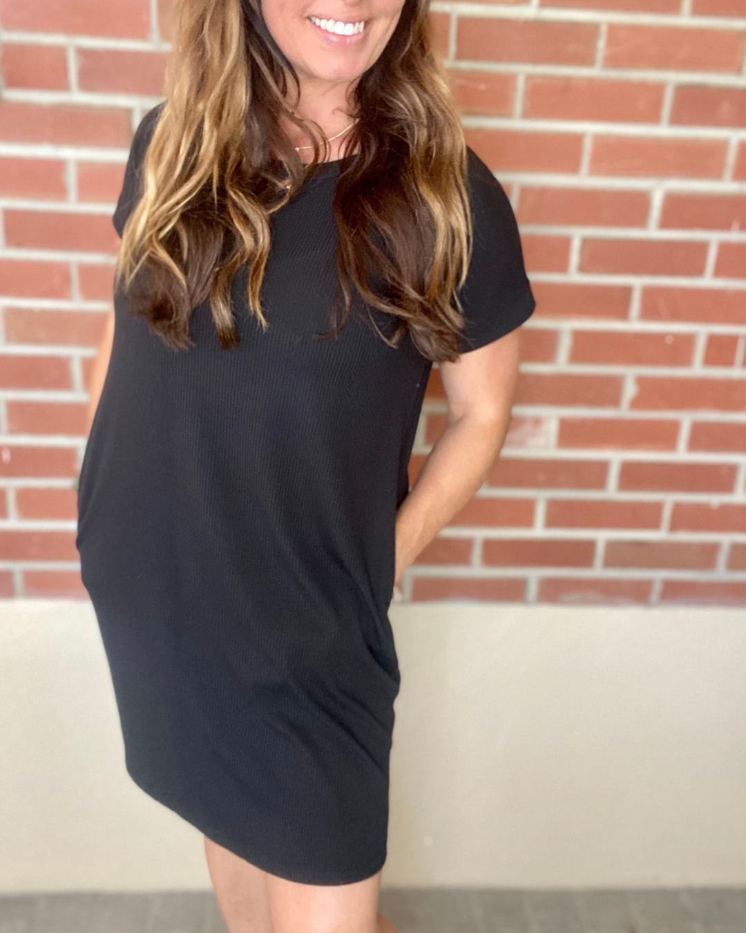 Casual Black Dress