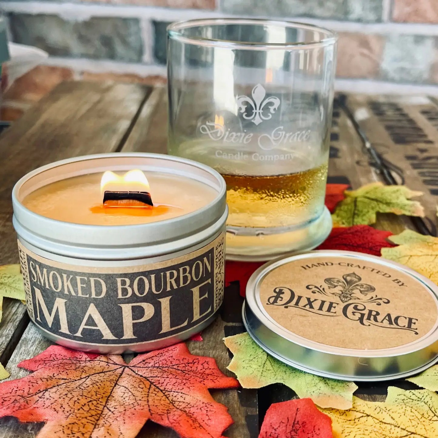 Dixie Grace Candles - Smoked Maple Bourbon