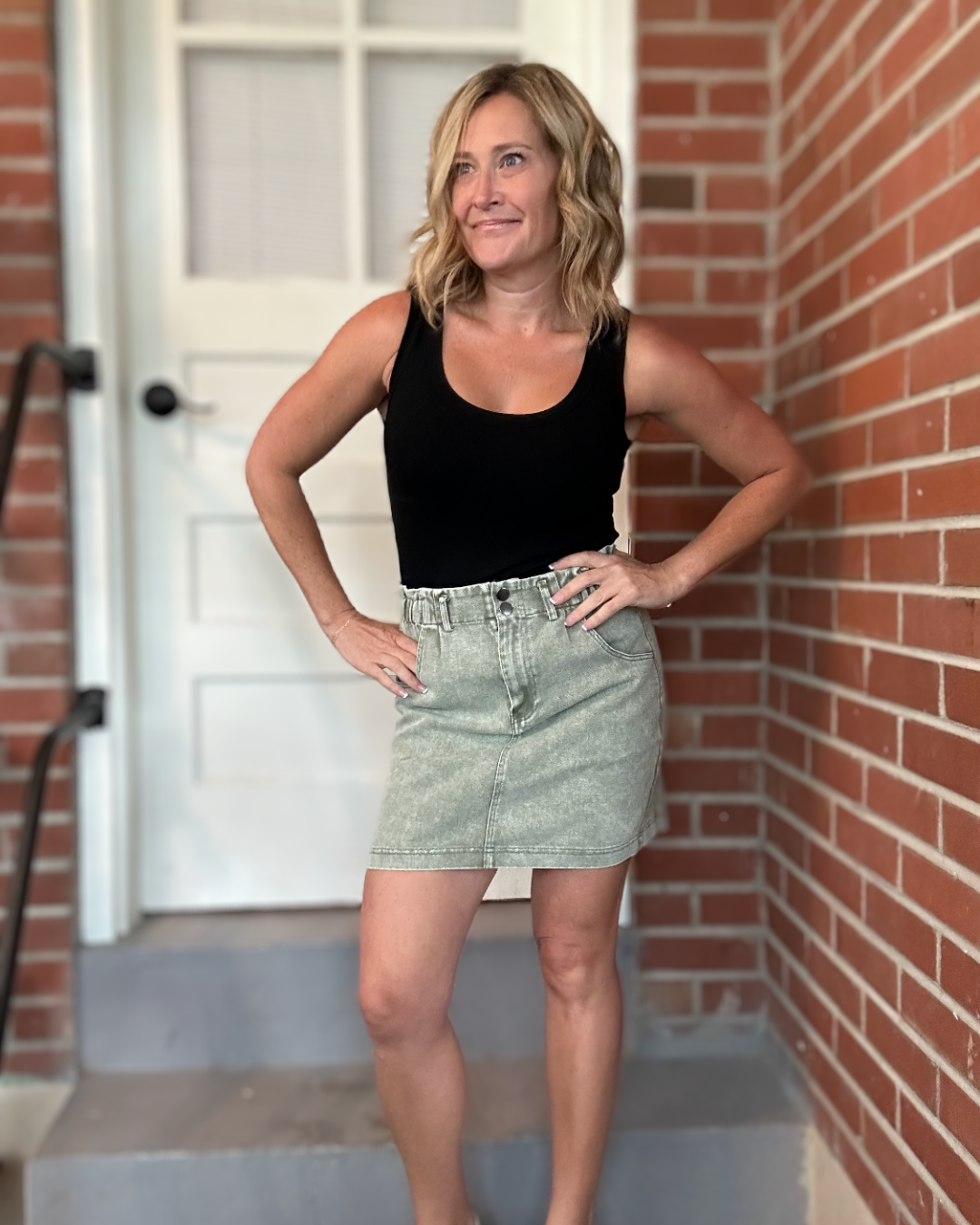 Olive Mini Skirt