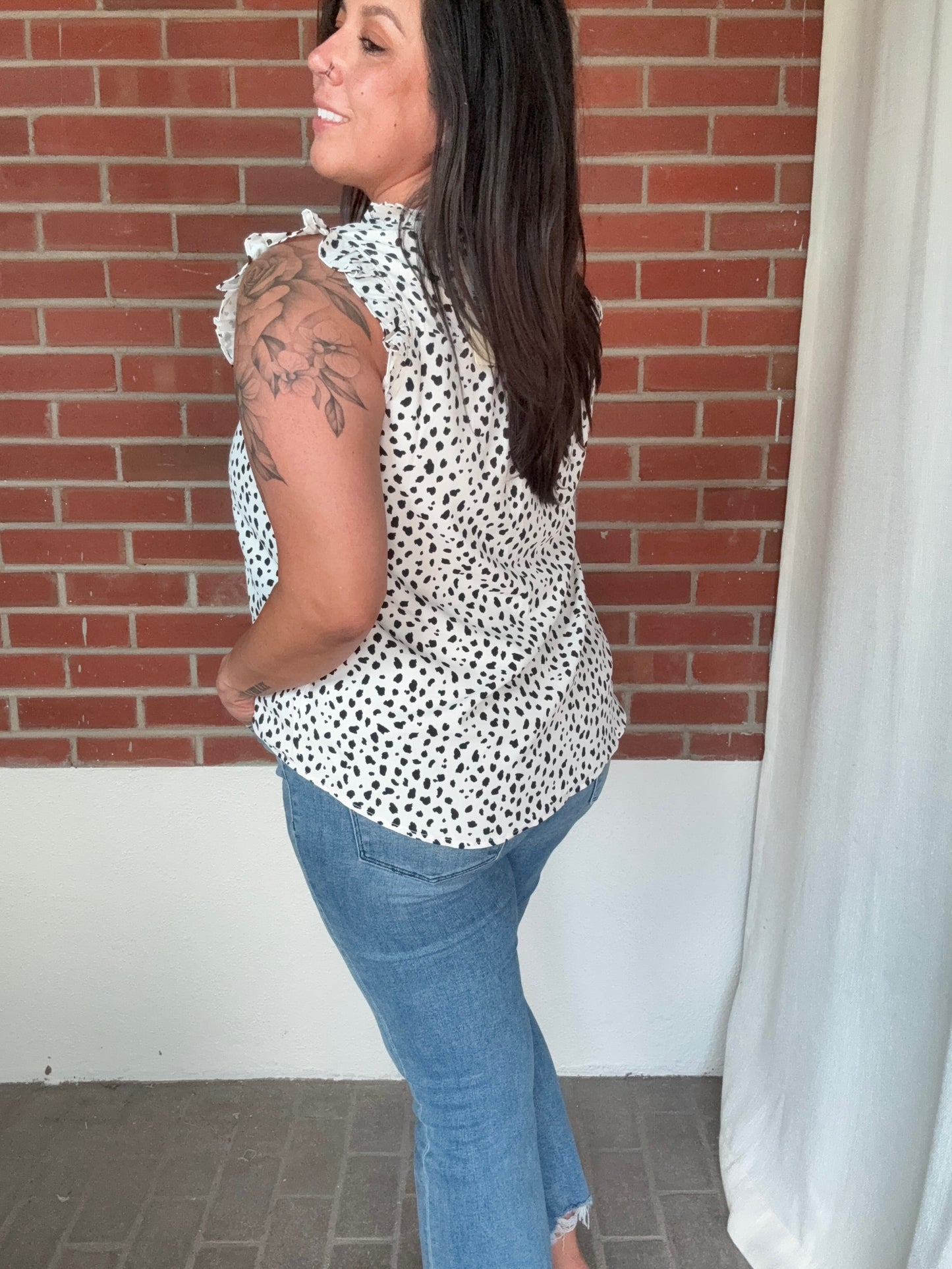 Ivory Smocked Blouse