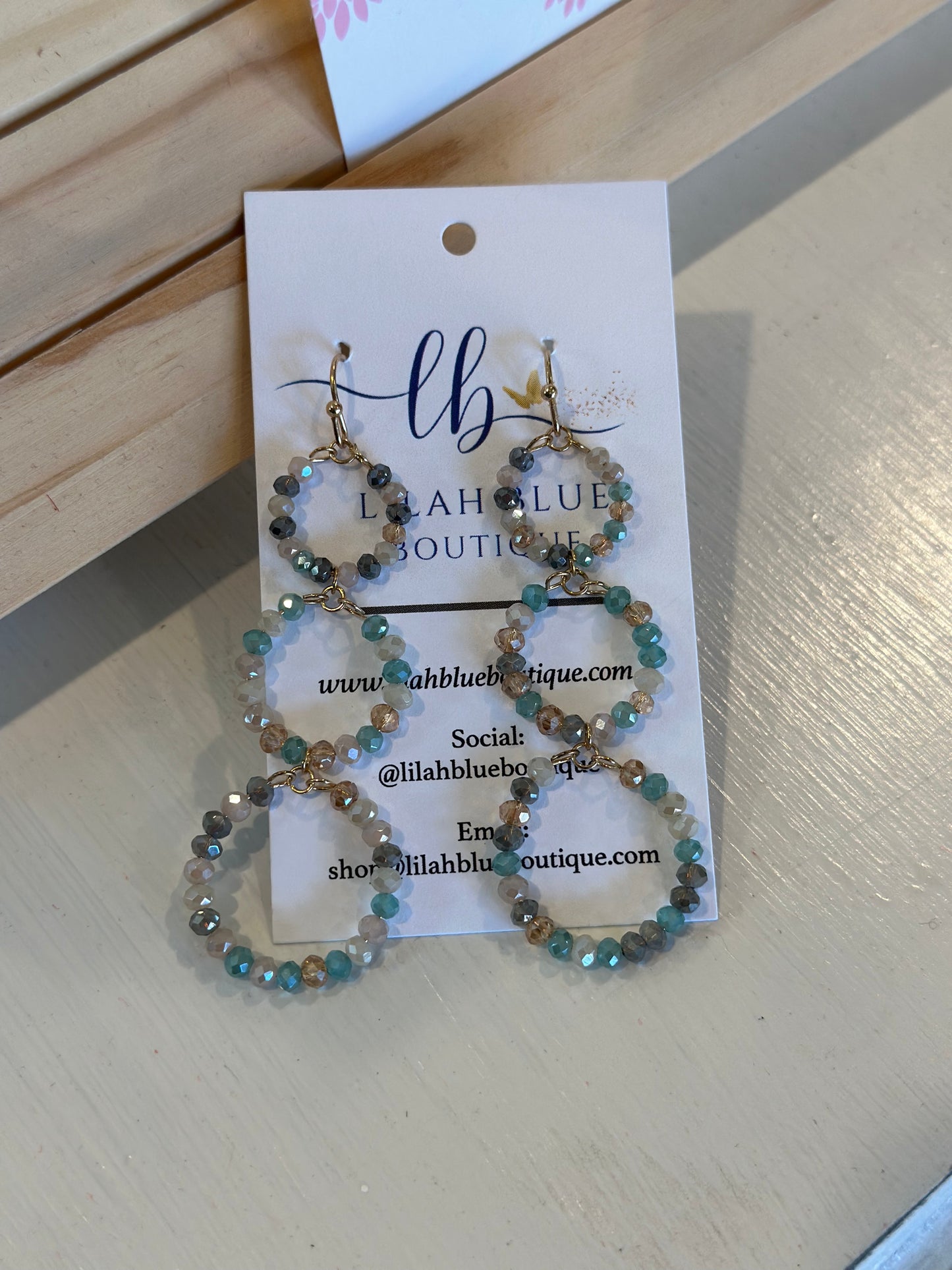 Multi Crystal Earrings