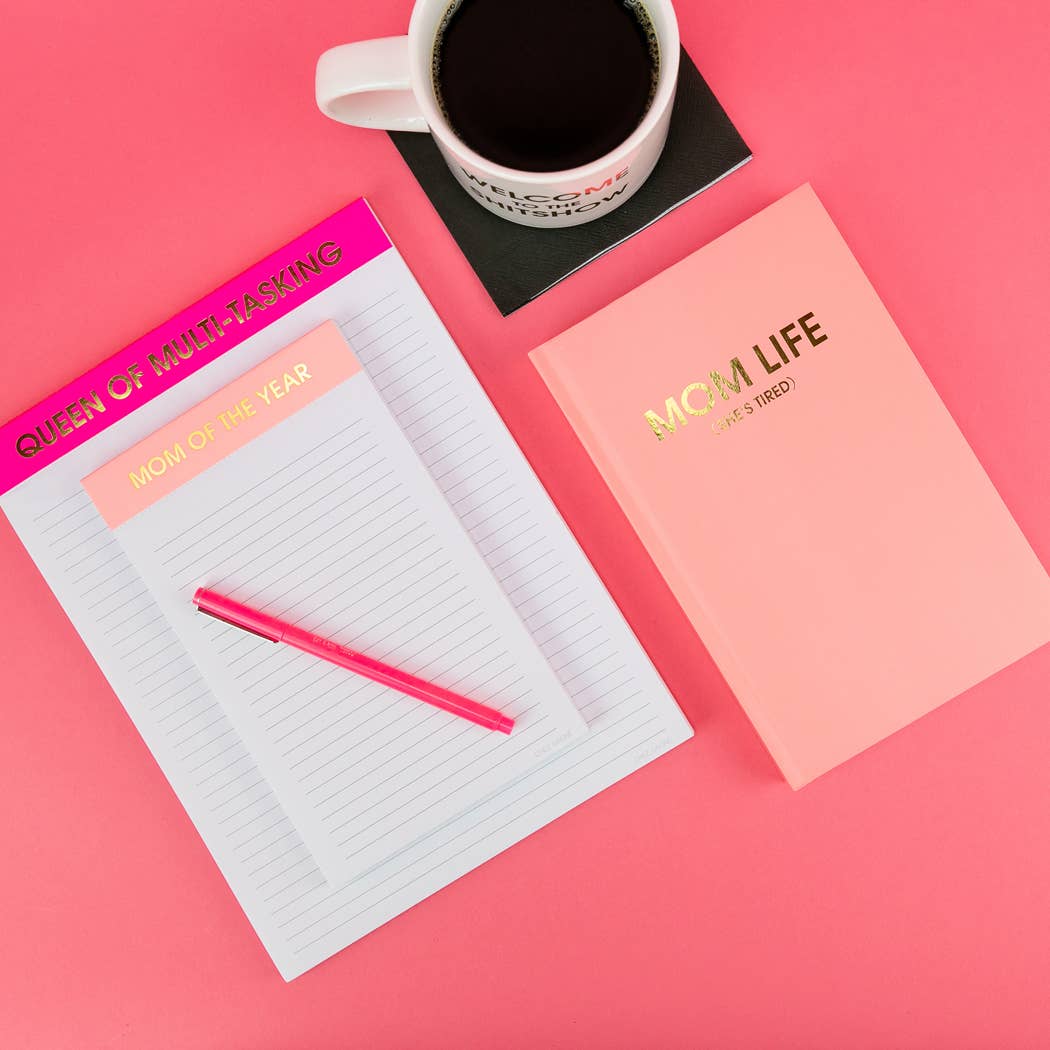 Mom of The Year - Lined Notepad