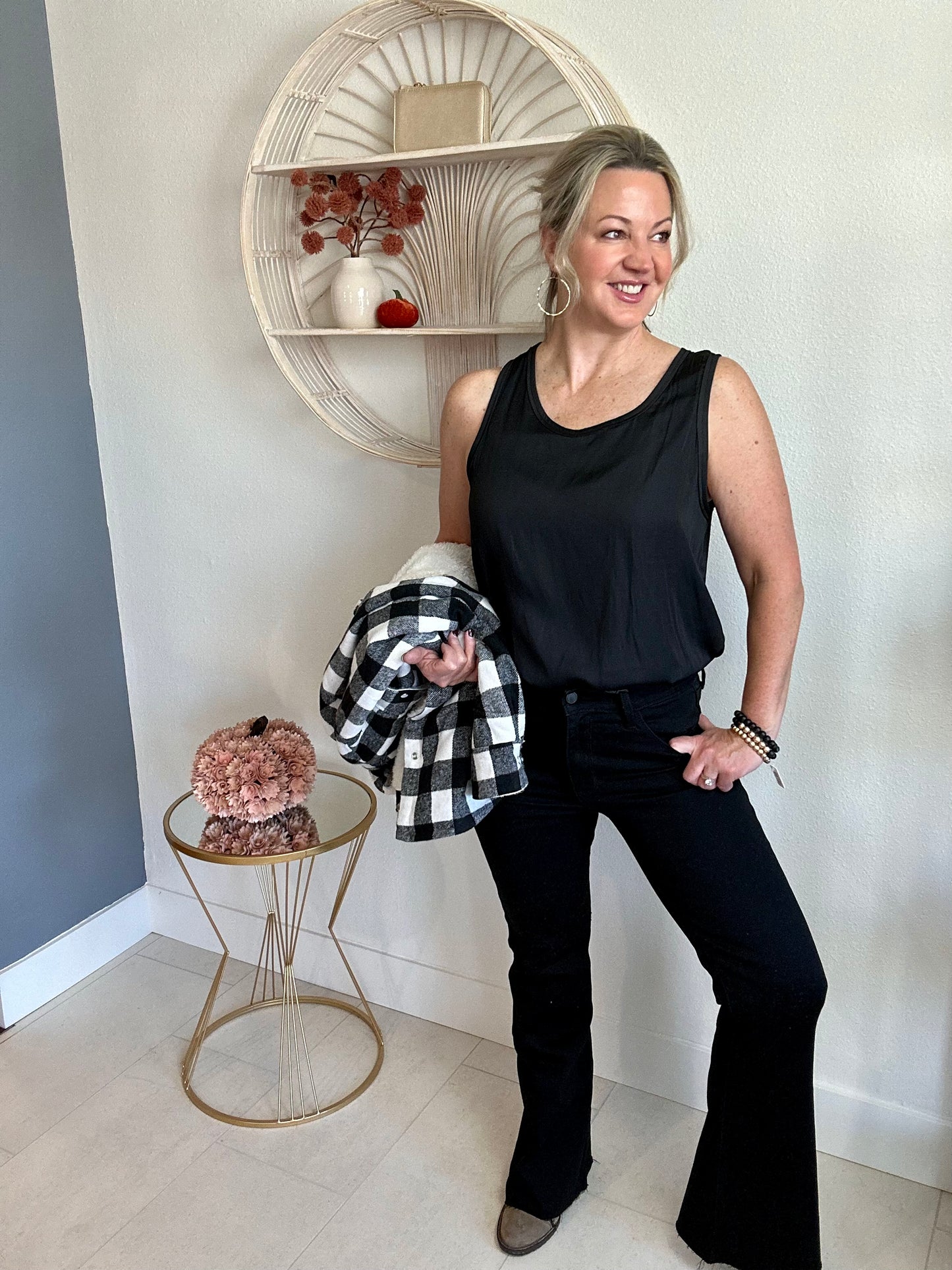 Black Flare Jeans