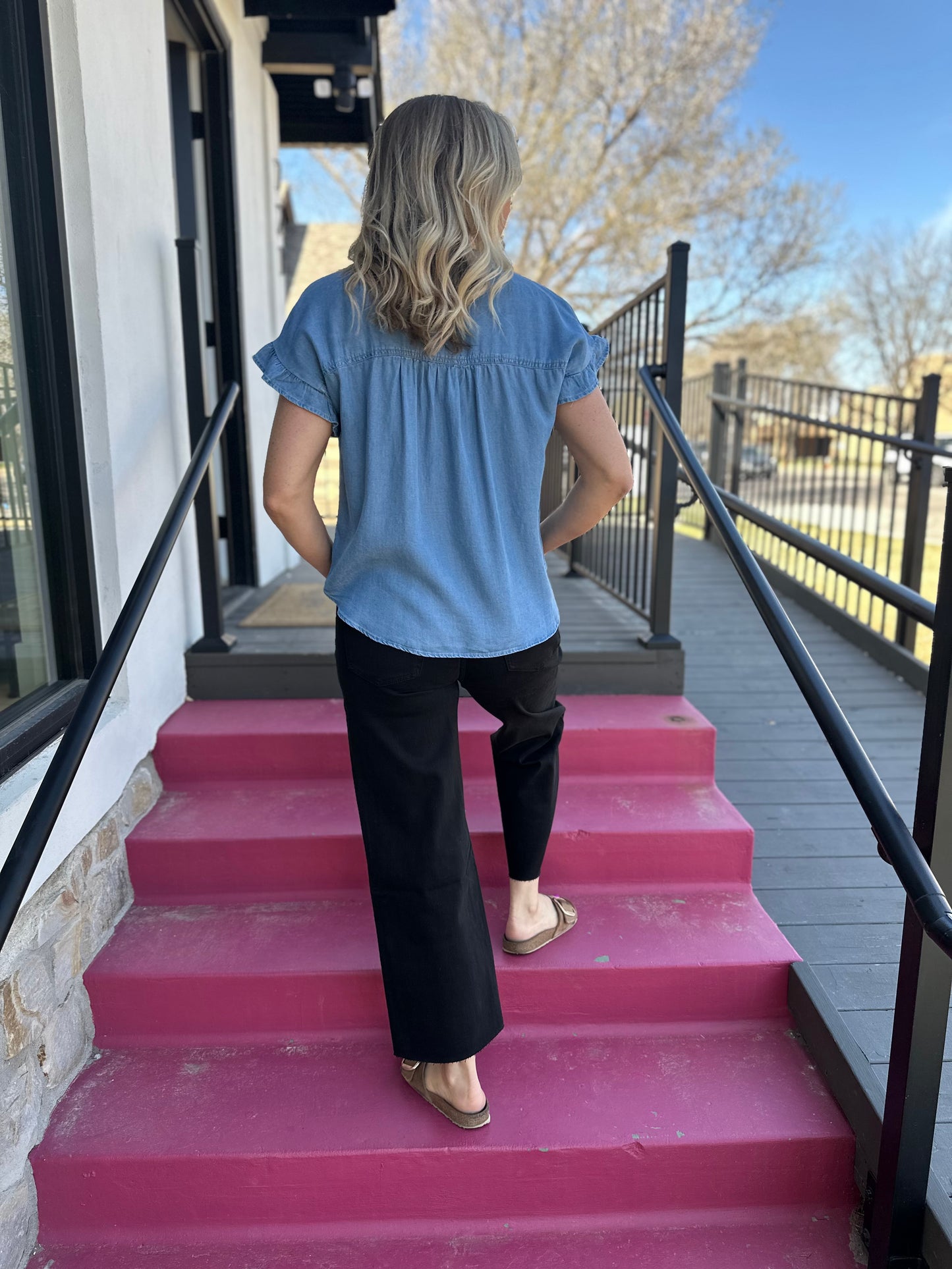 Black Wide Leg Jeans