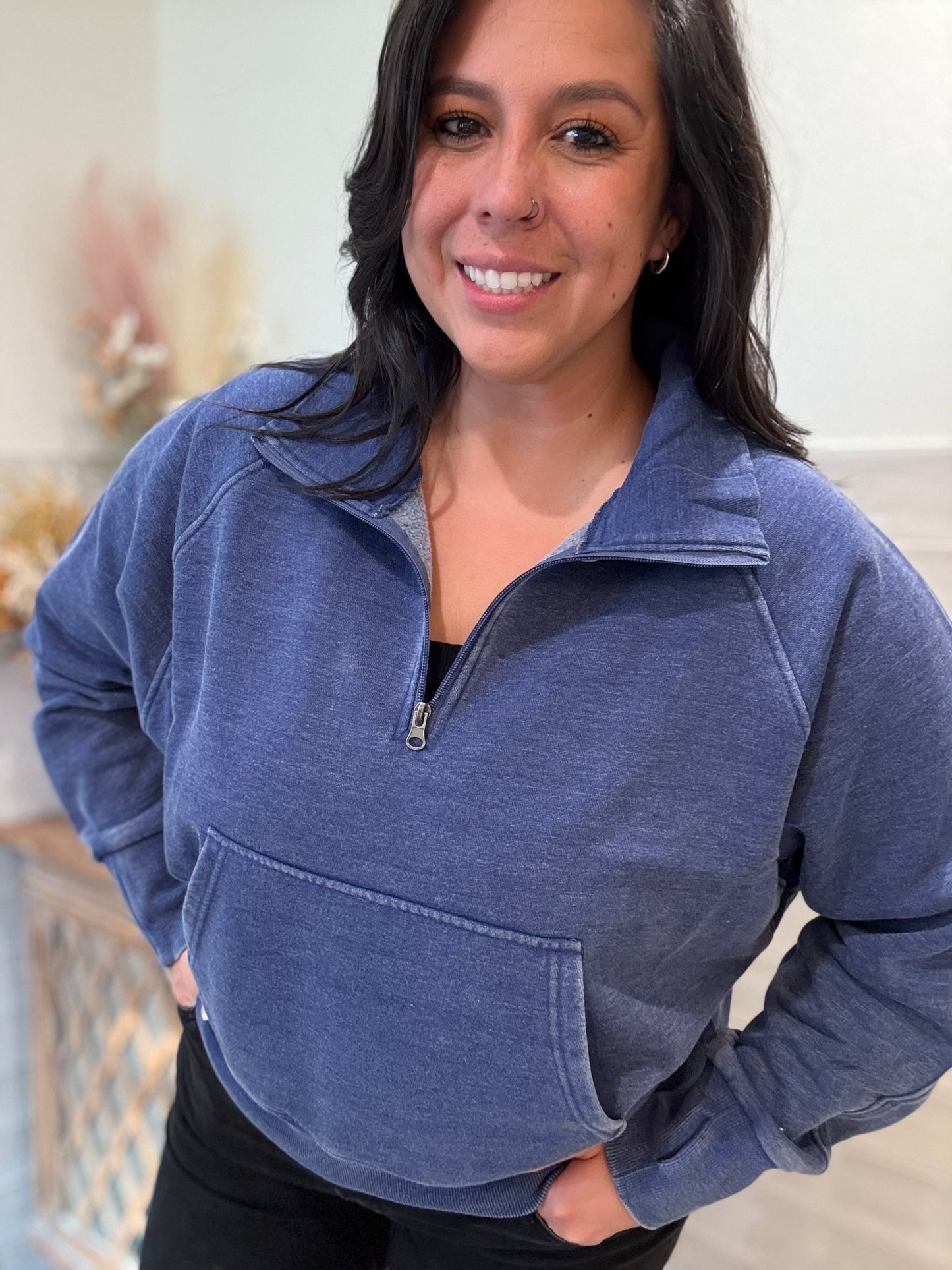 Navy Cozy Sweatshirt
