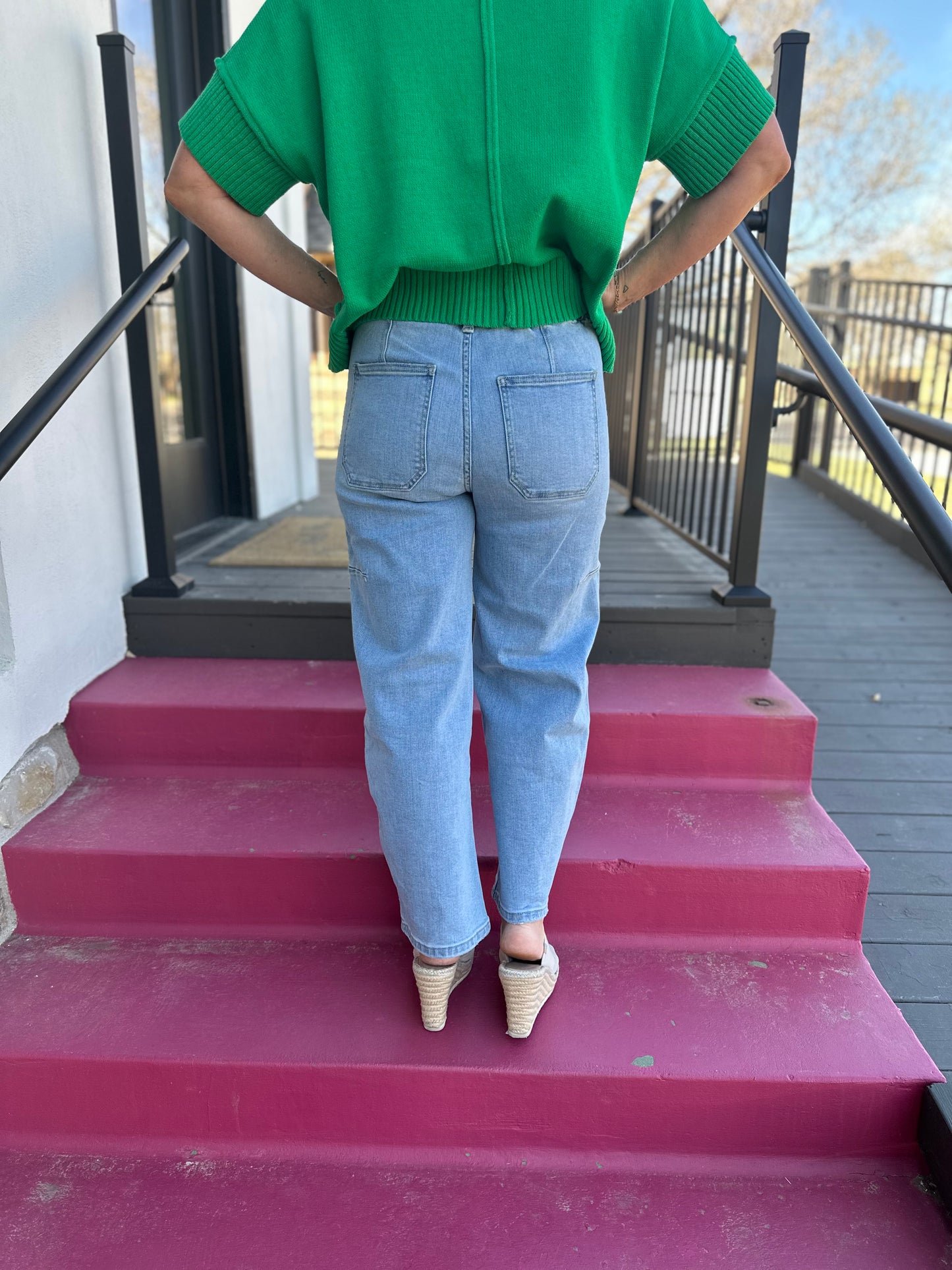 Super High Rise Barrel Jeans