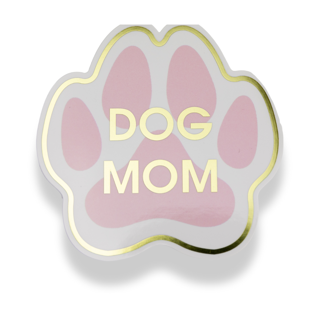Dog Mom - Paw Sticker