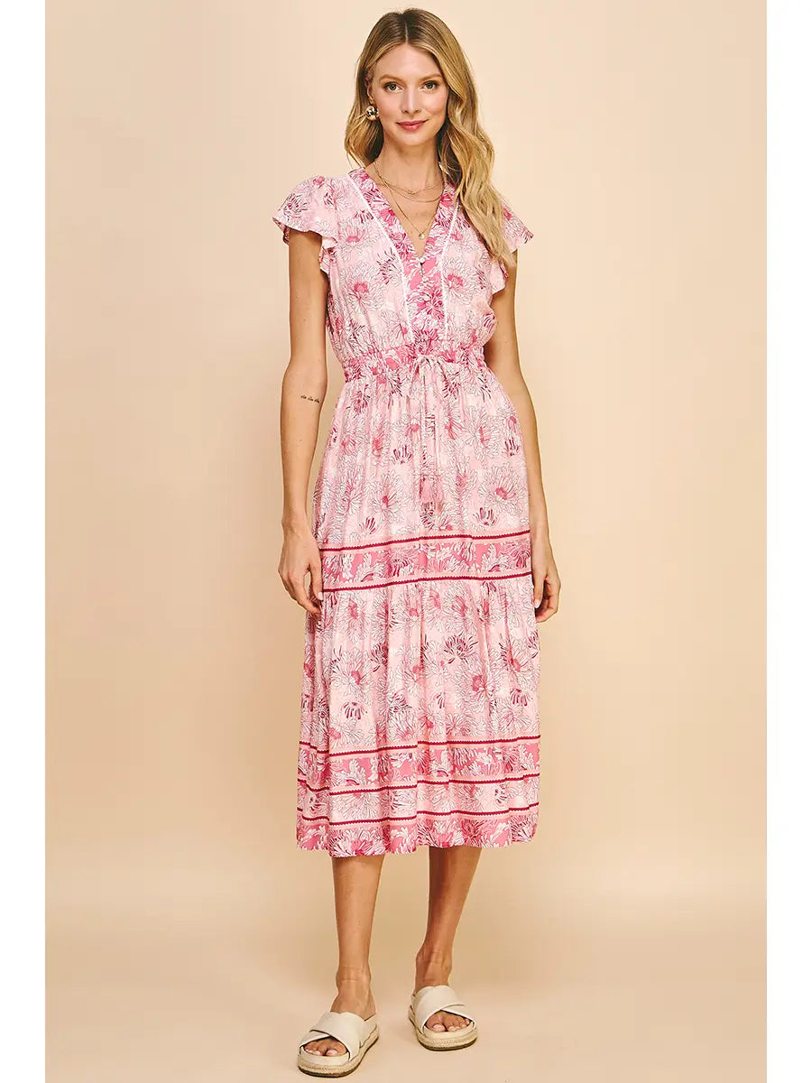 Charleston Pink Maxi Dress