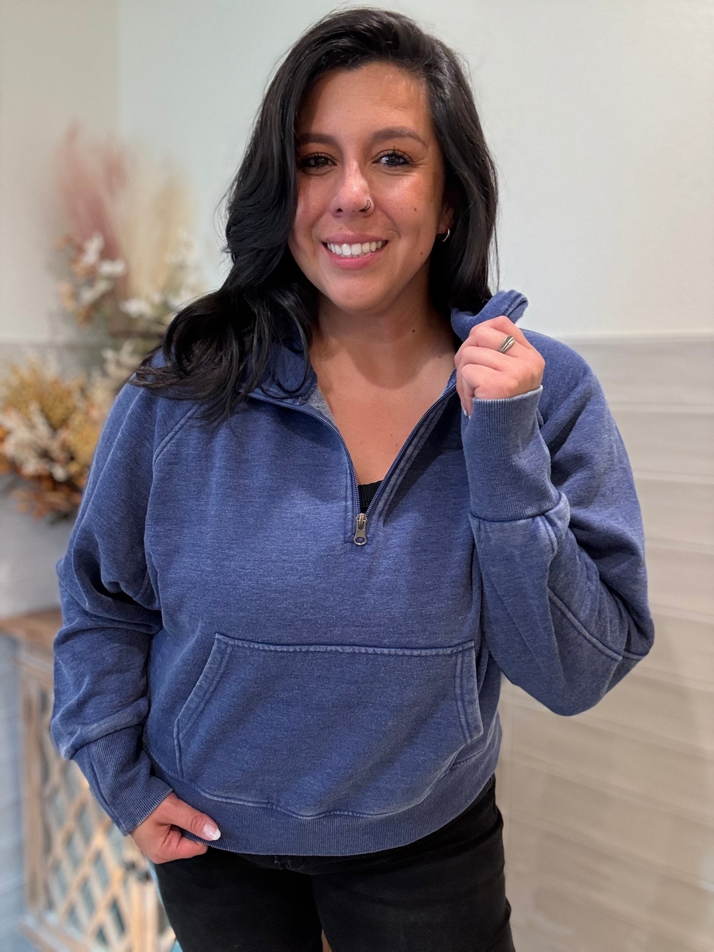 Navy Cozy Sweatshirt