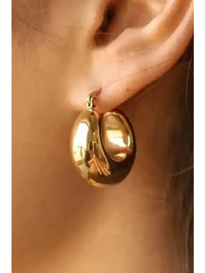 Chunky Hoop Earrings