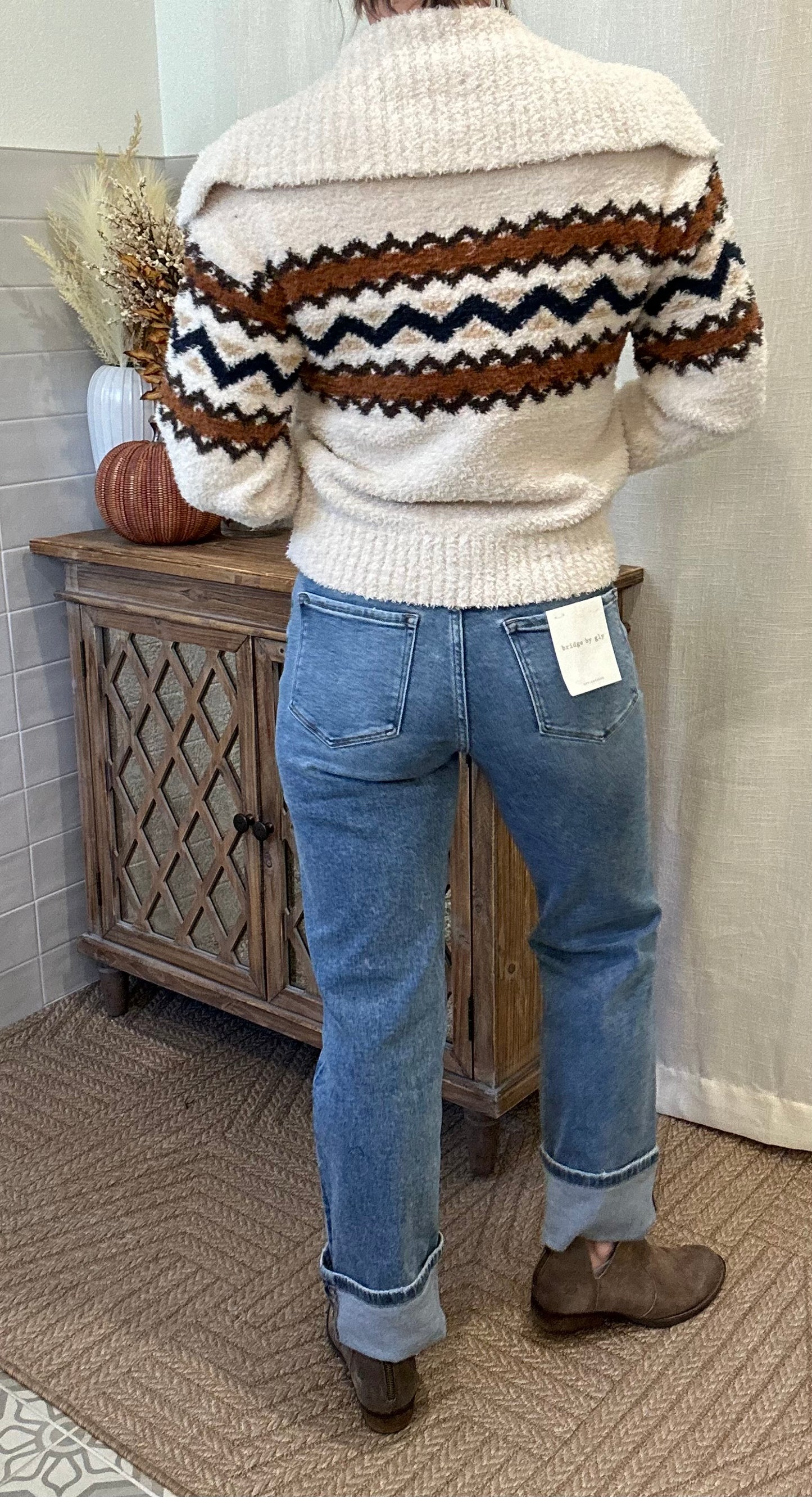 Eminent High Rise Straight Jeans