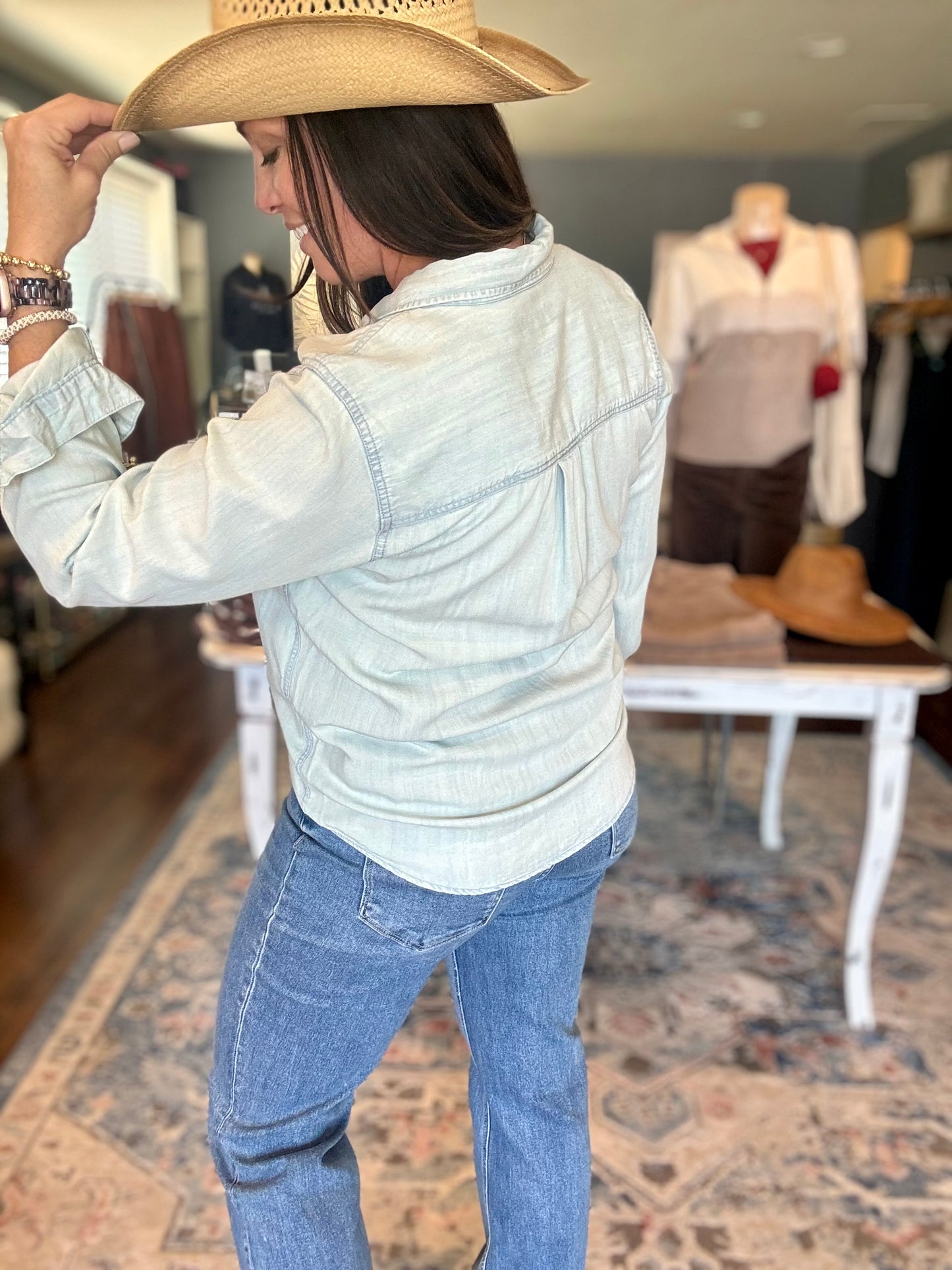 Denim Beau Shirt - Restocked