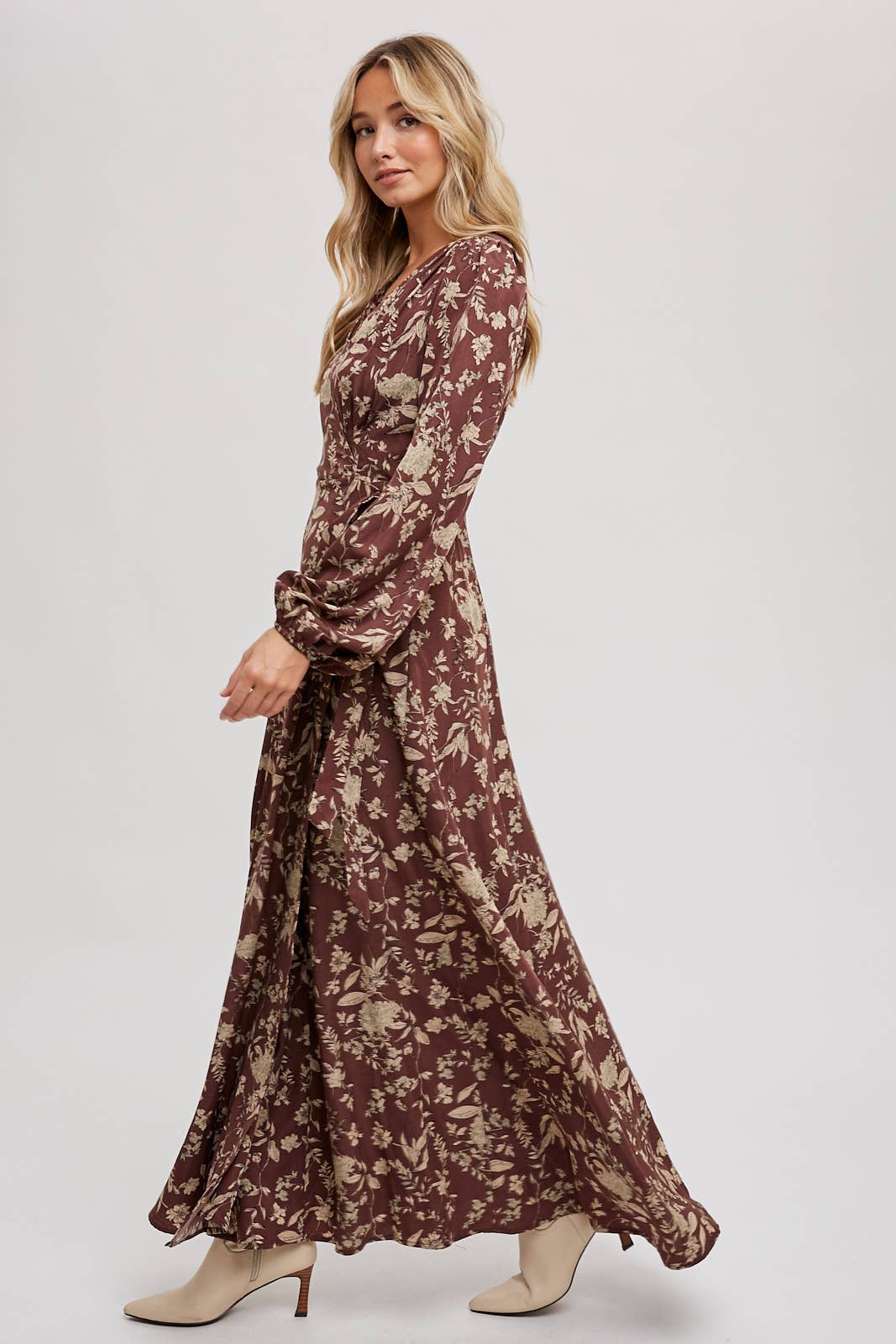 Fall Floral Maxi Dress