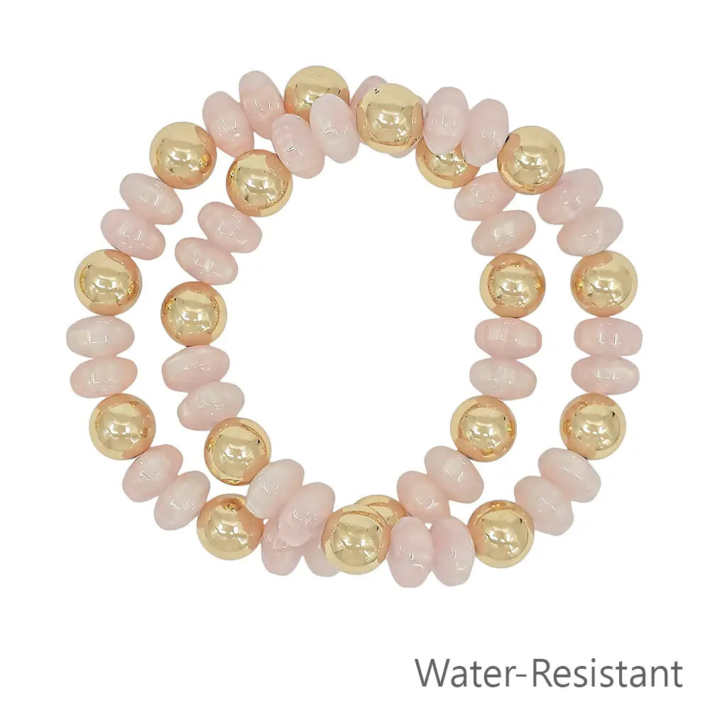 Set of 2 Stretch Bracelets