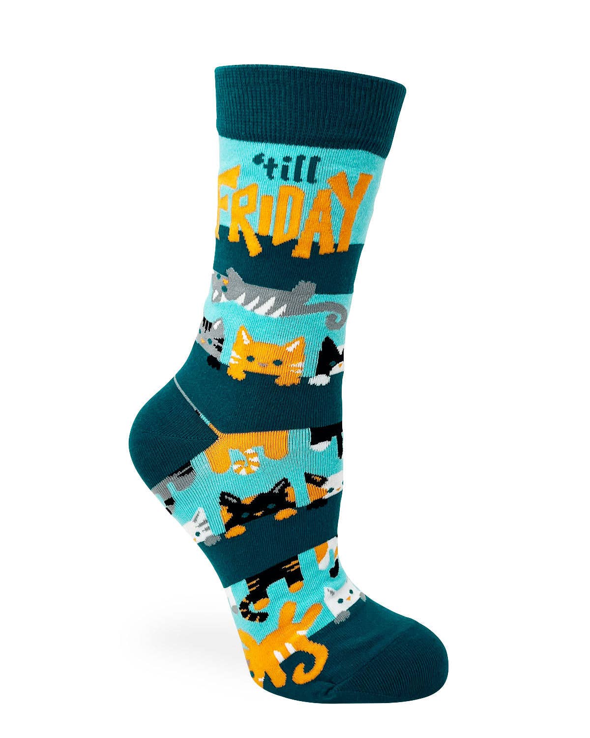 Hangin' on 'till Friday - Ladies' Crew Socks