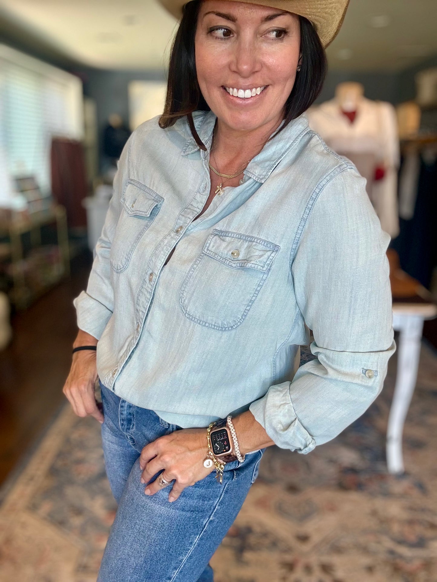 Denim Beau Shirt - Restocked