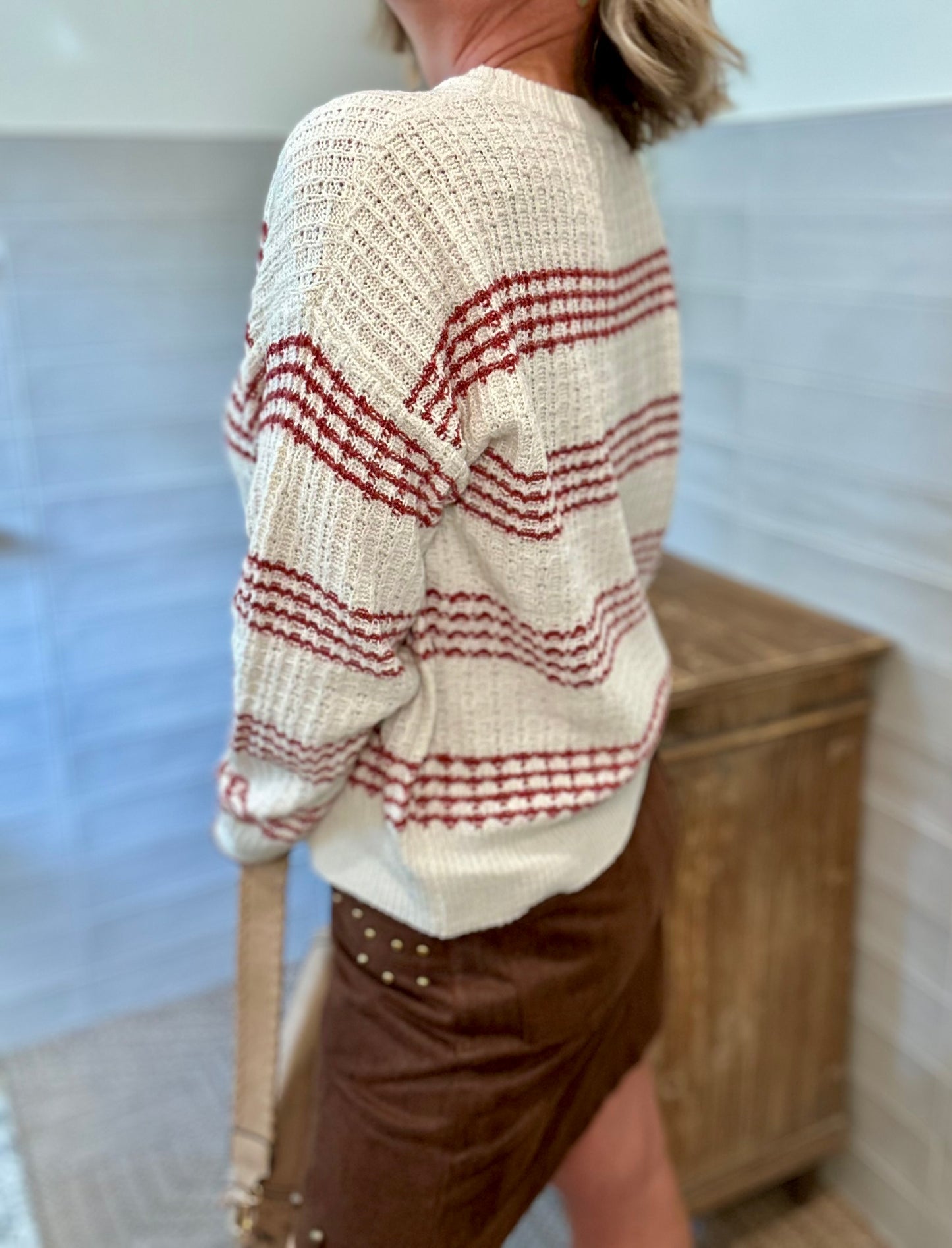 Brick Striped Sweater