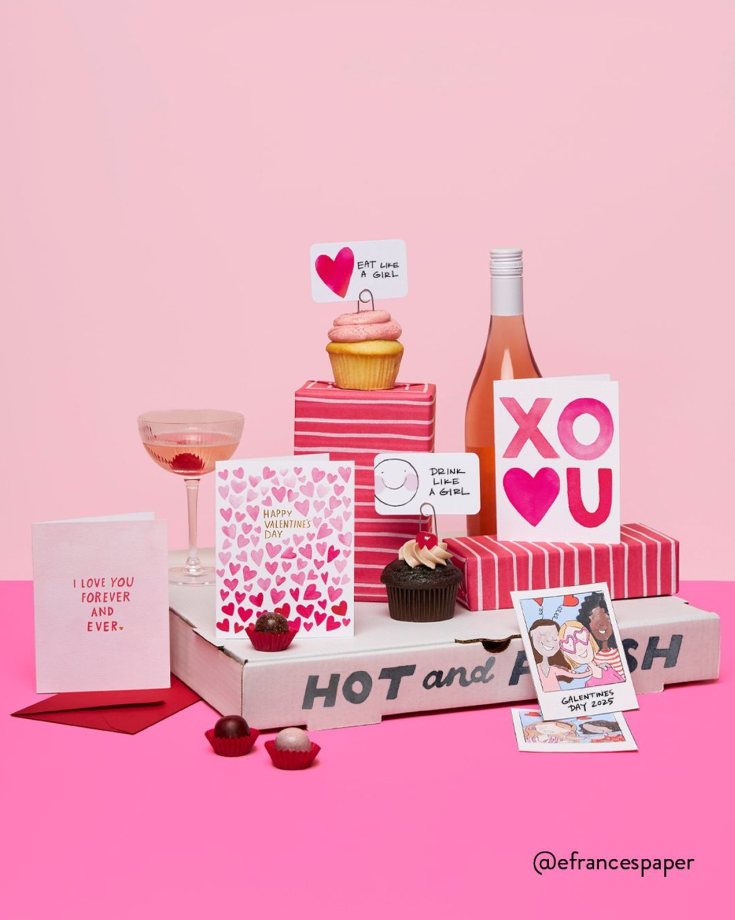 Pink Forever - Greeting Card