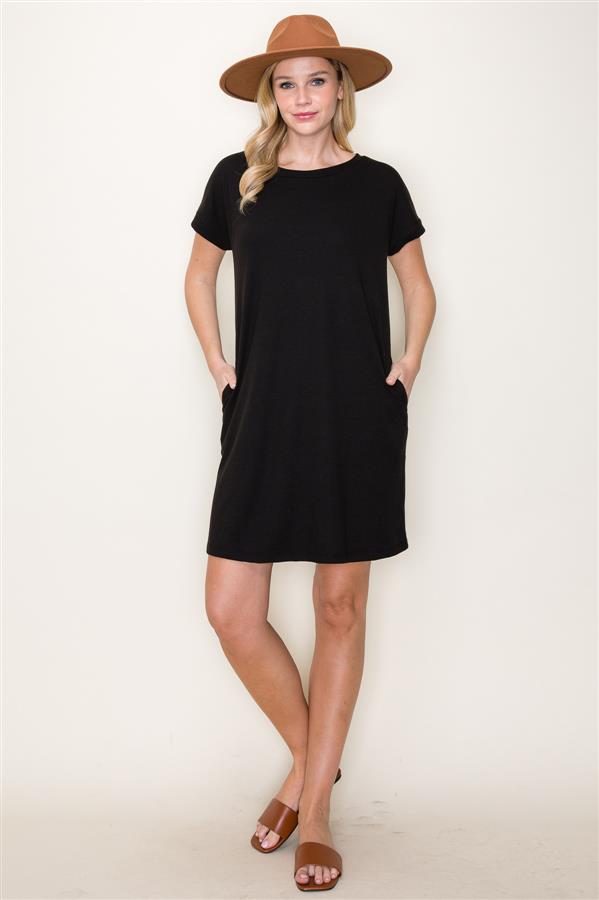 Casual Black Dress