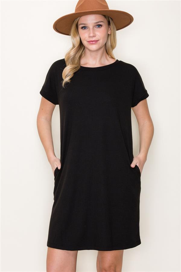 Casual Black Dress