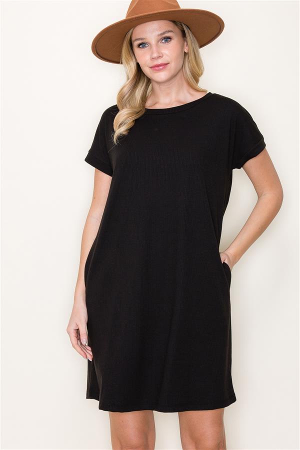 Casual Black Dress