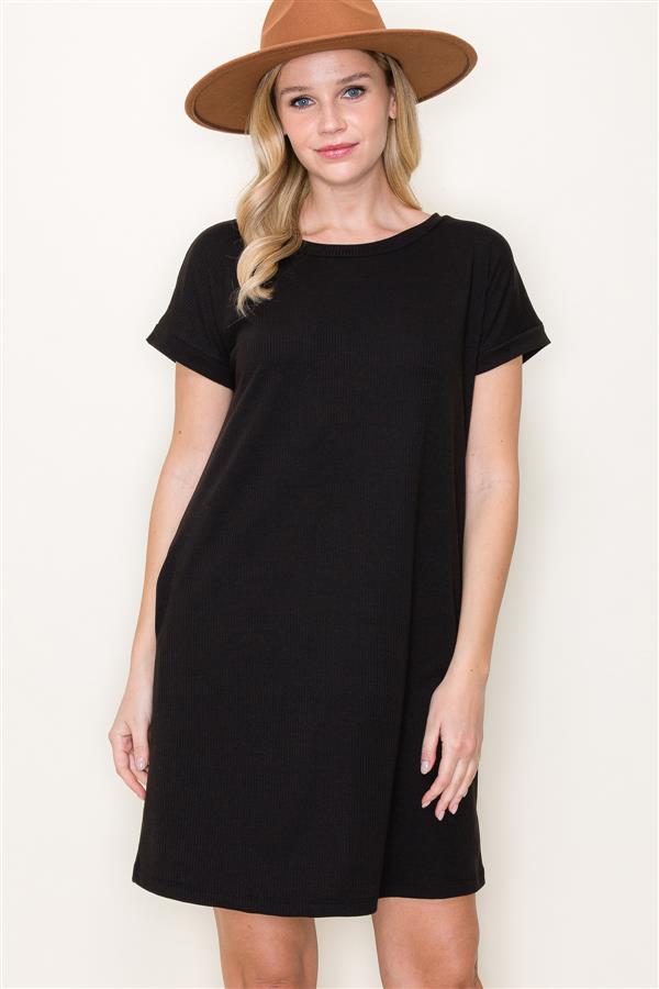 Casual Black Dress