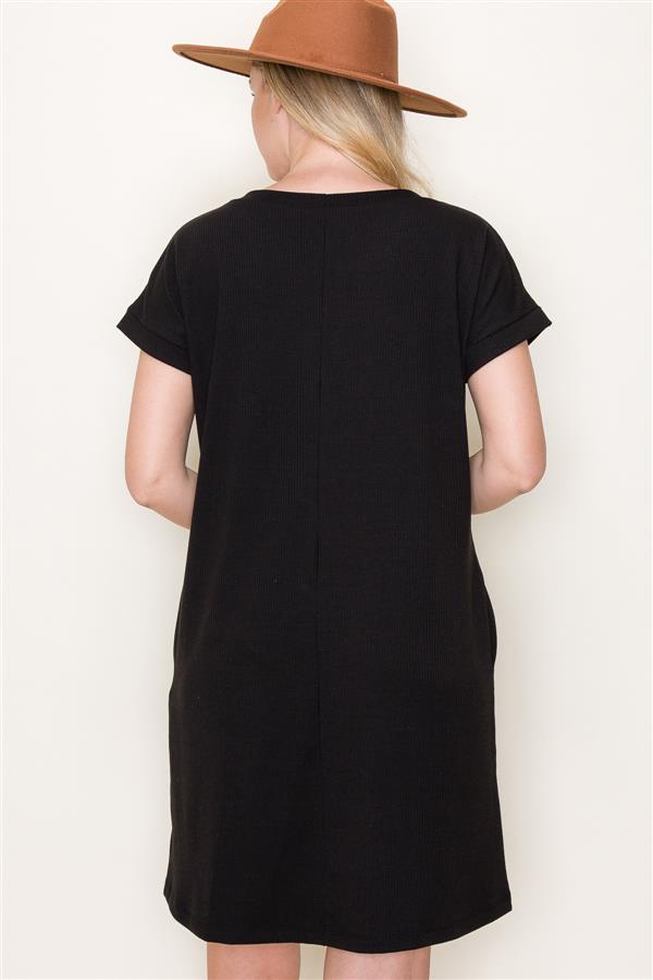 Casual Black Dress