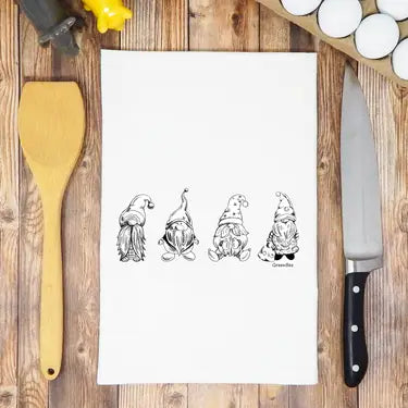 Handmade Holiday Tea Towels - Several Designs