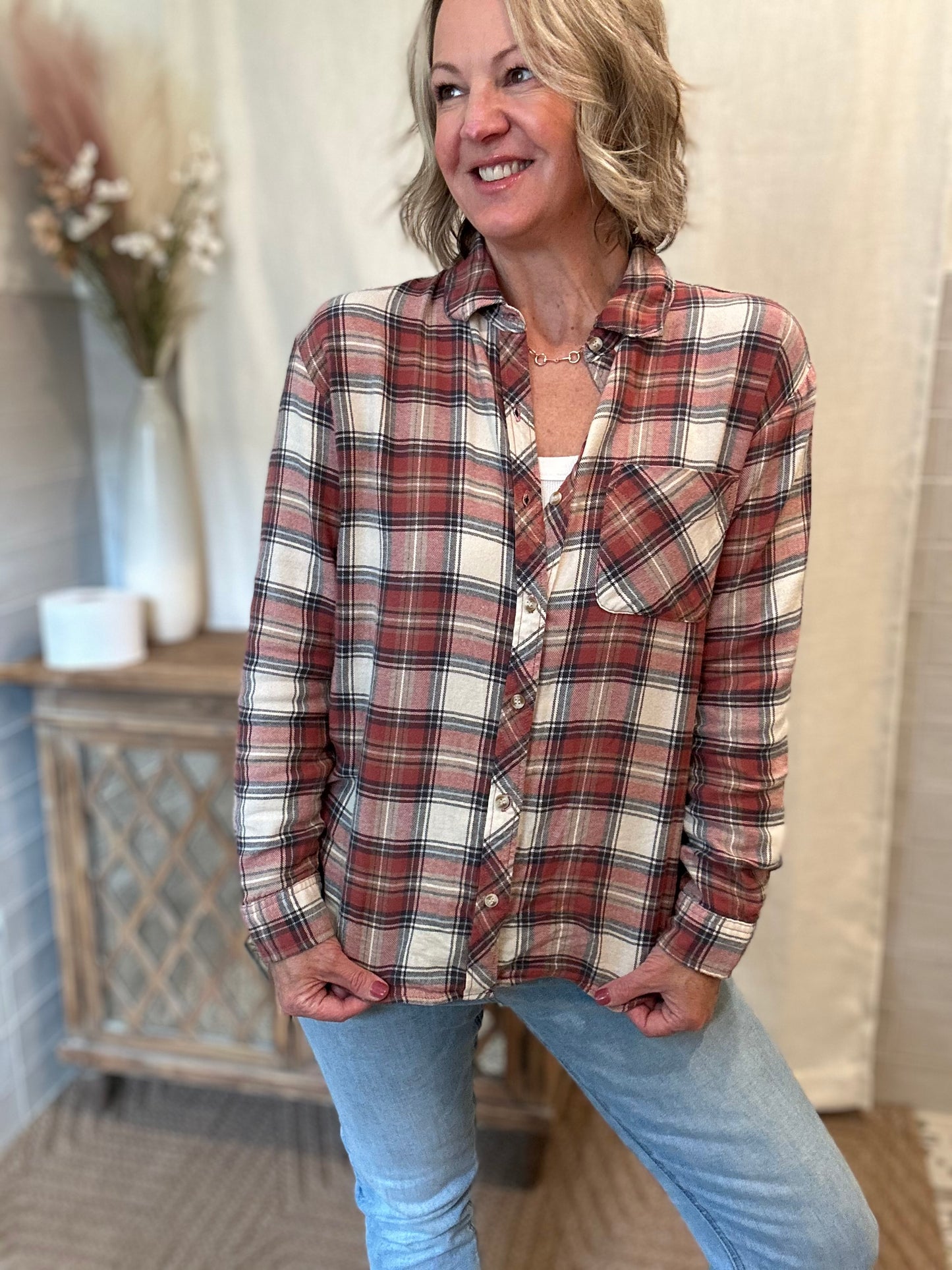 Classic Soft Plaid Shirt