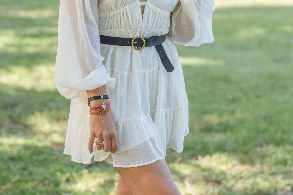 Genuine Suede/Leather Belts - Two Styles