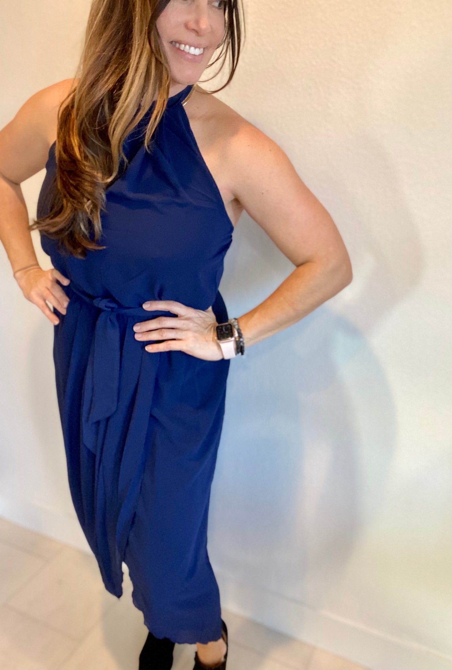 Empire Navy Dress